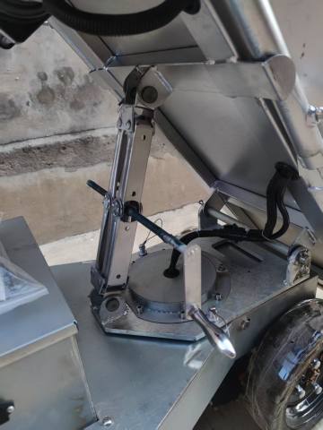 Death pig trailer — elektrische smart-plattiert Zink (manueller Aufstieg und Tropfen)