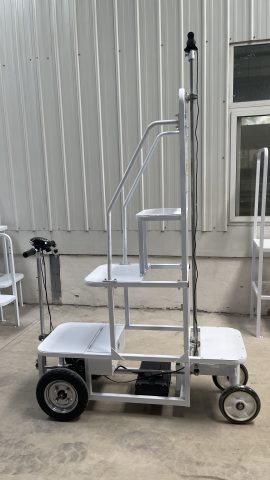 Vehículo de observación eléctrica, coop de pollo, cuatro plantas (aplicando cuatro capas de jaulas a 2,8 metros de altura)