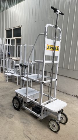 Vehículo de observación eléctrica, coop de pollo, cuatro plantas (aplicando cuatro capas de jaulas a 2,8 metros de altura)