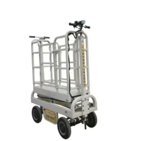 Carro elevador de inspección para gallineros