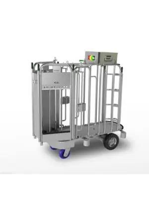 Carrello per rilevamento del calore nelle scrofe