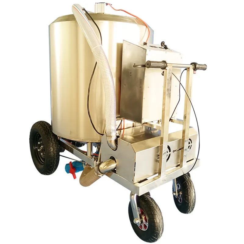Carro eléctrico para alimento líquido