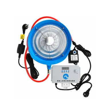 Wall-mounted aerosol sprayer - 380 mm diameter with a 2.5 m long range water pump + two-way sensor