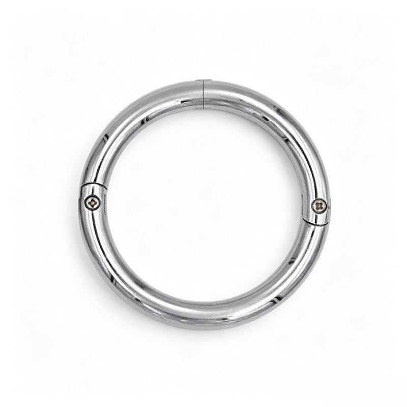The carbon steel cow nose ring.