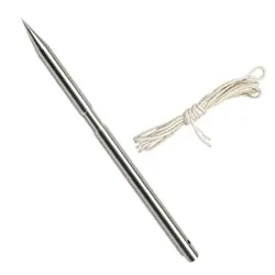 9mm cow nose needle - tail hole + 8mm embolism