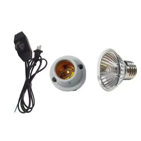 Shade di lampada di calore a infrarossi Lampada solare piccola 25w 1 + 1,8 m temperatura interruttore + luce ceramica ad alta temperatura