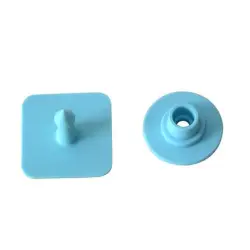 Ear tag persegi Tanda telinga persegi biru dengan 100 kata / paket