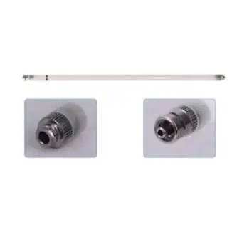 The continuous syringe extension is 38cm.