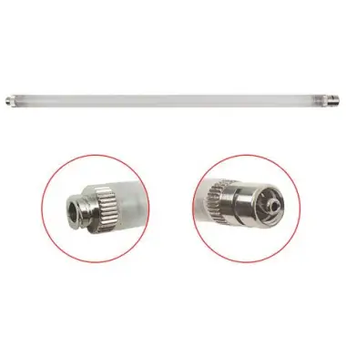 The continuous syringes are extended by 36cm+29cm.