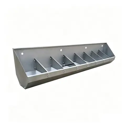 Comedero de acero inoxidable troughes de acero inoxidable - engorde de 8 km 2.4 m