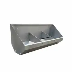Palung pakan stainless steel stainless steel troughs - 3- holes 0.9 m