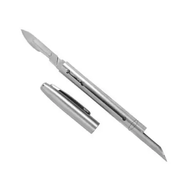 A large pen castration knife.