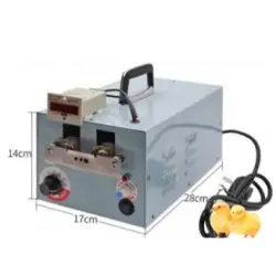Full automatic count of chickens with mouth cutters plus two blades.