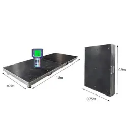 Product #165 201 escalas de plegado de acero inoxidable