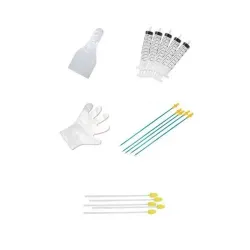 Product #150 Dパック犬のポーチ+ワンタイム10ml注射+ワンタイムグローブ+ 40cmの虫垂+ 5つの小さなヘッドチューブ各