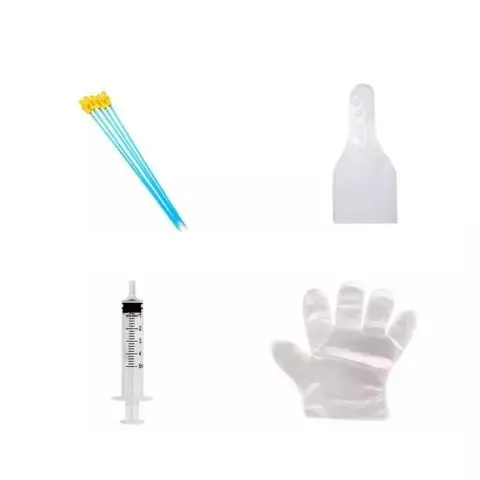 Pacchetto di inseminazione artificiale otto A-show cane Quest bag, siringa da 5ml una volta, 30 m e vasectomia, cinque ml.
