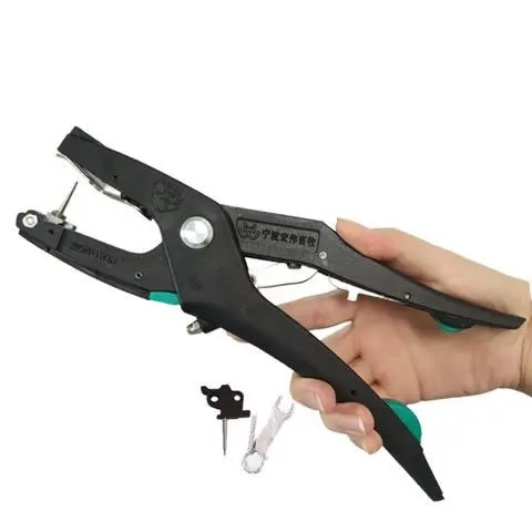 Pinza per marche auricolari Testa - Precisione Auto-Blast - Nero