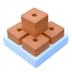 Lick the brick-Orange Red