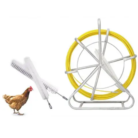 50 Meter dicker Draht mit Racks (10 Bürsten) 70 Meter dicker Draht mit Racks (10 Bürsten)