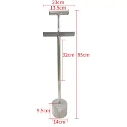 Cow dung bee nest coal emulator blocker - zinc plating 12 perforate 140 mm high 95 mm