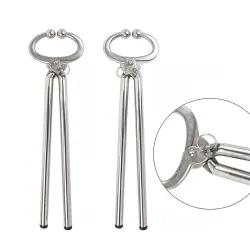 The stainless steel locks the cow's nose in 40 cm.