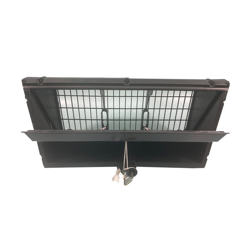 Schwarze Lüftungsfenster (ohne Lenkungsbretter)*8
