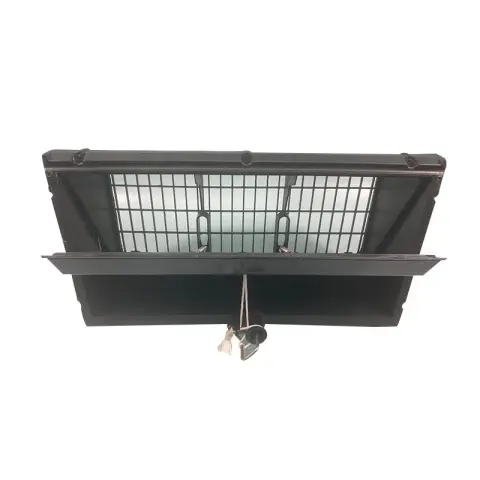 Rote und weiße Windfenster*8 Schwarze Lüftungsfenster (ohne Lenkungsbretter)*8