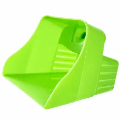 Green flat floor shovels