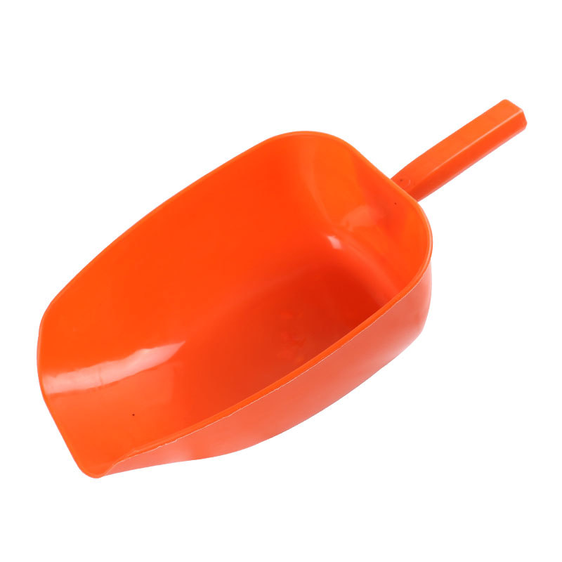 Spacca di plastica arancio, grande e spessa.