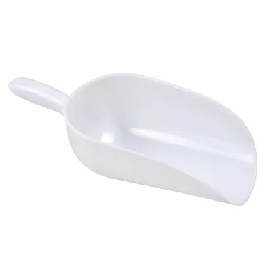 White plastic shovel.