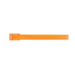 Orange cattle with 10 markings.
