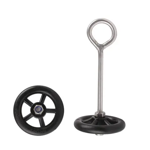 Tappo per naso di mucca di dimensioni M6 Narici in nylon nero.
