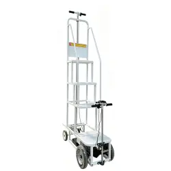 Chariot Élévateur d’Inspection Avicole Véhicule électrique d'observation, poulailler, cinq étages (application de cinq couches de cages à 3,6 mètres de hauteur)