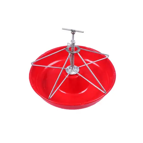 Auge plastique pour porcelets Patch de porc en plastique rouge.