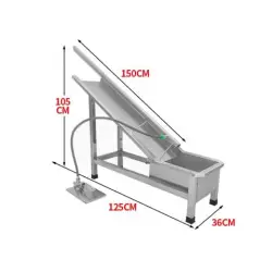 Máquina de limpieza de inntestina [pergamonedas de actualización] máquina de lavado de intestinos de acero inoxidable (100 para guantes PE)