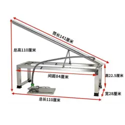 304 stainless steel intestine cleaner 1.25 m (without troughs)
