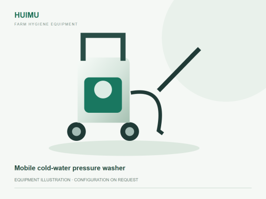 Mobile cold-water pressure washer