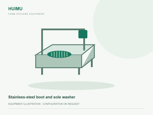 Stainless-steel boot and sole washer
