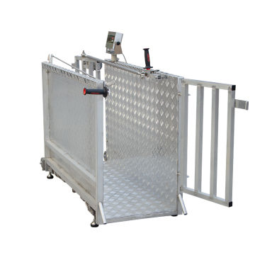 Mobile aluminum aisle scale