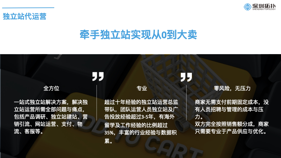独立站代运营从0到大卖