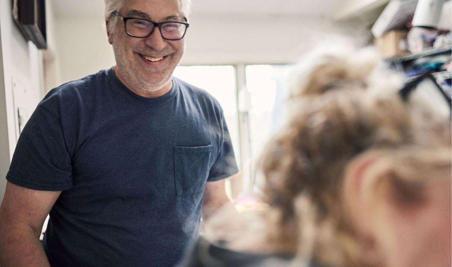 John Meyers smiling.